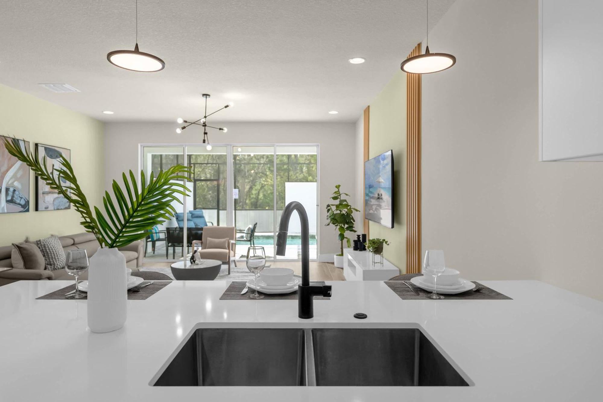 Upstay - Townhouse With Private Pool And Foosball Orlando Eksteriør billede